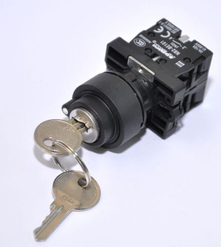 1x key lock power on-off-on momentary key switch #44999 for sale