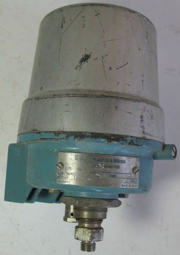 Bailey Babcock &amp; Wilcox Pressure Transmitter 2500PSIG 556120EAGA1 USG