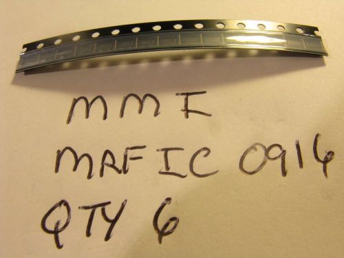 MRFic0916  qty 6 rf .1-2.5GHZ low noise 18db gain cascode amp **free shipping