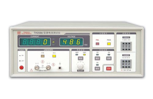 TH2686 Electrolytic Capacitor Leakage Current Meter Voltage 0-200V,0-500V
