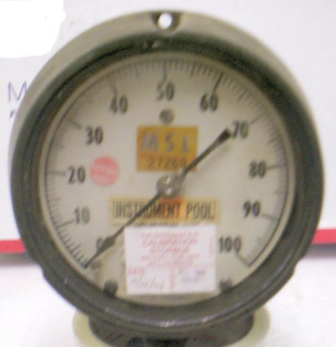 Ashcroft gauge - range: 0 to 100 for sale
