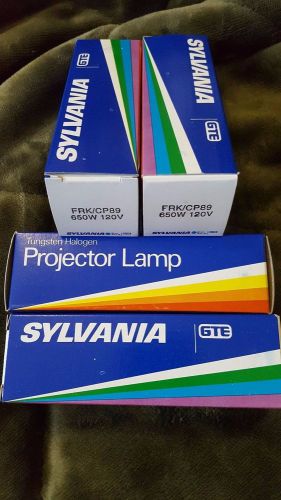 Sylvania GTE Tungsten Halogen Projector Lamp FRK/CP89 650W 120V