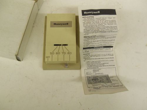 Honeywell ts810b 1007 1-heat non-prog thermostat 750mv  for floor furnace new! for sale