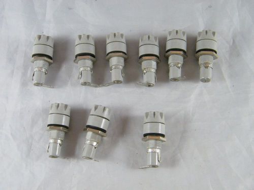 LOT OF 9 NEW PANEL MOUNT FUSE HOLDERS WITH RUBBER SEAL ~  # FHN20G ~ 20A  &amp; 250V