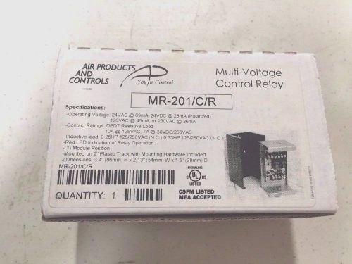 Air products &amp; controls mr-201/c/r multi-voltage control relay fire alarm for sale