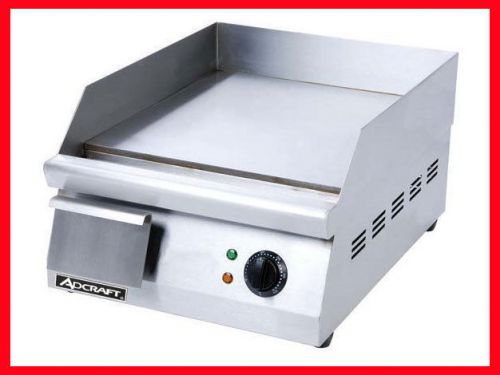 Commercial Heavy Duty Electric Griddle 16&#034; 120V  Adcraft Grid-16