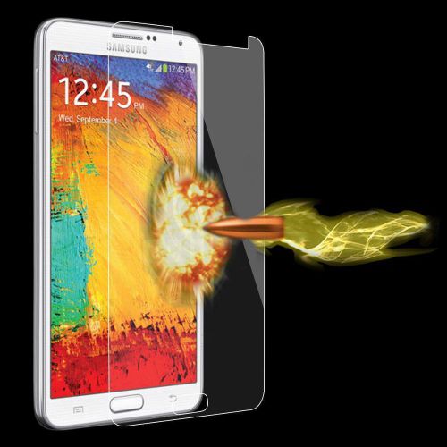 Tempered glass screen protector for samsung note3 film ultra thin clear great for sale
