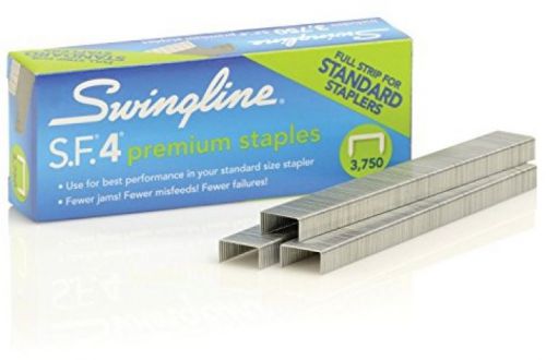 Swingline S.F. 4 Premium Staples, 0.25 Inch Leg Length, 3,750 Staples Per Box,