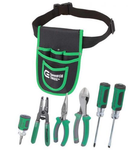 7-piece electrician&#039;s tool set with pouch heavy duty mechanics commercial pliers for sale