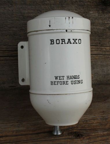 Vintage Boraxo Wall Mount Powdered Soap Dispenser