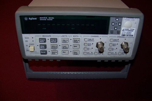 Good working Agilent 53131A, 225MHz frequency counter with GPIB.