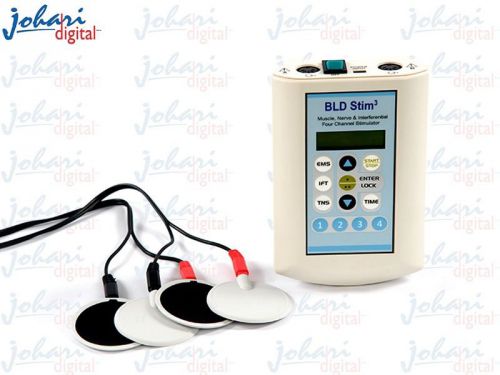 Physical therapy stim3 2/4 channel ift tens ems russian stimulator | fda cleared for sale