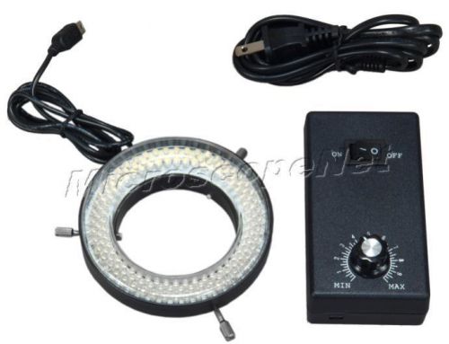 Variable Intensity 144 LED Ring Light with Metal Shell for Stereo Microscopes