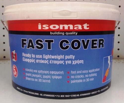 Isomat Fast Cover (5L) - Rapid Setting, Ready to Use, Repairing Putty
