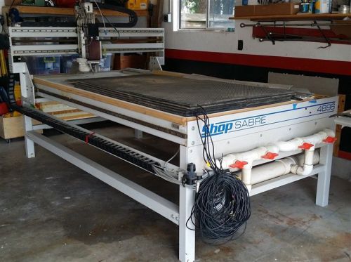 USED Shop Sabre 4896 3 Axis CNC Router System 48&#034; x 96&#034; 220V