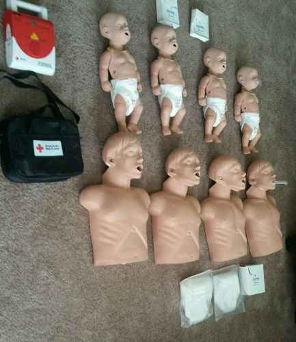 Simulaids Adult/Child CPR Training Mannequins -Baby 4-pack /Adult 4-Pack