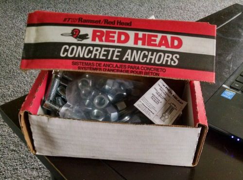 RAMSET RED HEAD TRUBOLT WS-1226 1/2 X 2-3/4 CONCRETE WEDGE ANCHORS, 25 per box