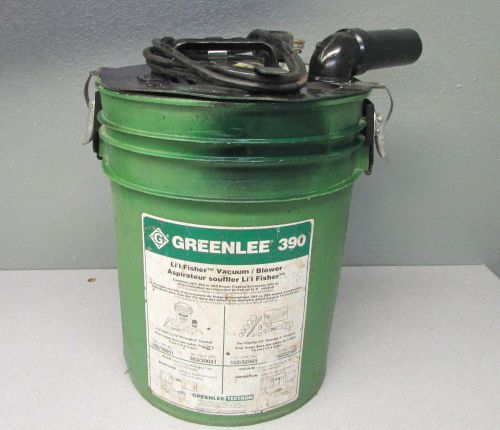 GREENLEE 390 Vacuum/Blower Power Fishing System 1.75 GALLON *