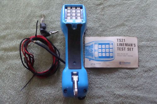 Harris - Dracon Division - TS21 Telephone Butt Tester Lineman Test Set