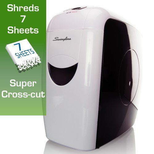 Swingline Style+ Super Cross-Cut Shredder  7 Sheets  1 User 1758581