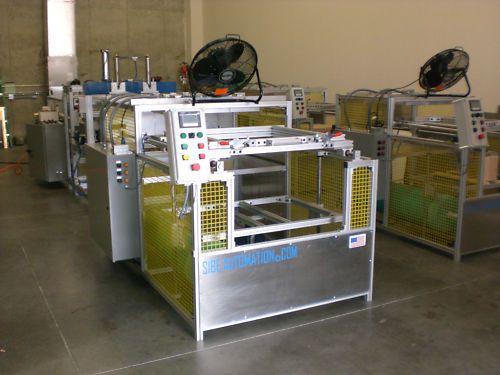 Vacuum forming machine 24&#034;x36&#034; top- bottom infrared heaters plc automatic  new for sale