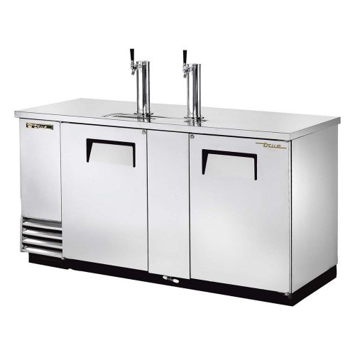 Draft beer cooler (3) keg capacity true refrigeration tdd-3-s (each) for sale