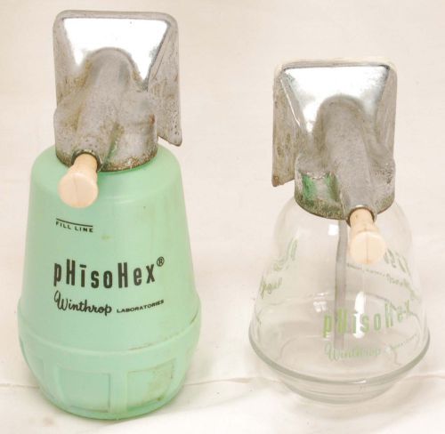 2-Vintage Phisohex Wall Mounted Dispensers