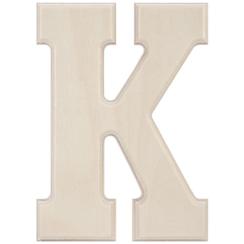 &#034;Baltic Birch University Font Letters &amp; Numbers 5.25&#034;&#034;-K, Set Of 6&#034;