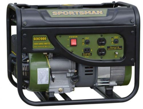 New sportsman 2000w portable gas powered generator pwr start rv tools camp home for sale