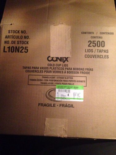 Dart Conex Translucent Cold Cup Lids 10-oz (Case of 2500)