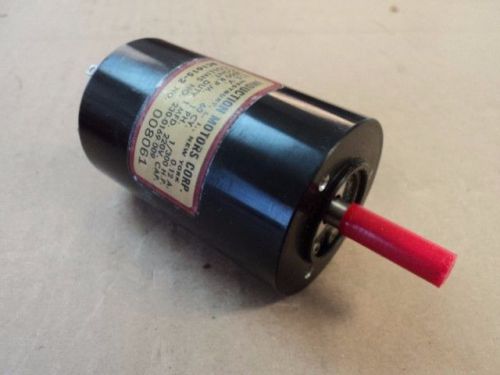 1 EA NOS ALTERNATING CURRENT MOTOR FOR VARIOUS AIRCRAFT P/N: BC1615-2