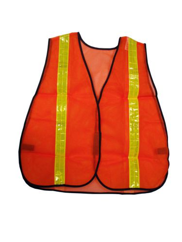 811SVE-00 Safety Vests: Orange Mesh Package of 25