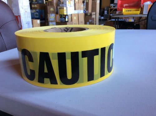 Caution no parking 3&#034; x 1000&#039; barricade tape ~ case of 8, new, free shipping $pa for sale