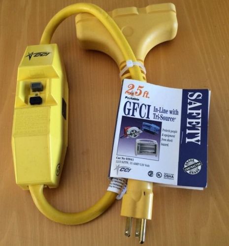 Safety 2.5 Ft. Portable GFCI