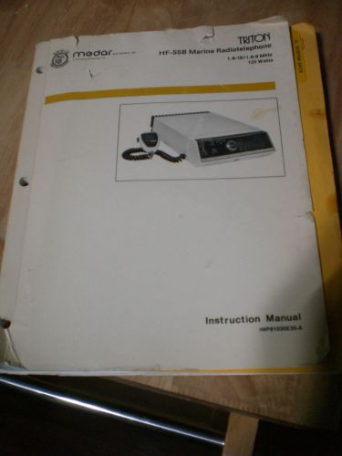 Motorola  triton radiotelephone manual for sale