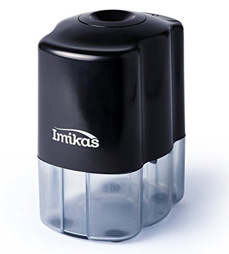 ImiKas Pencil Sharpener Battery Operated, Supreme Quality with Large Shavings