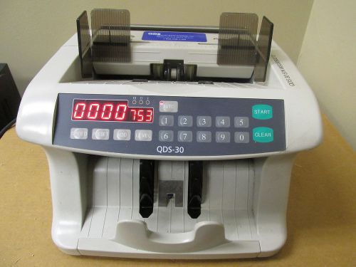 QUALITY DATA SYSTEM CURRENCY COUNTER QDS-30 #1426