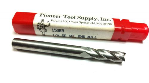 1/4&#034; Pioneer Tool USA Solid Carbide 4 Flute End Mill (Q 242)