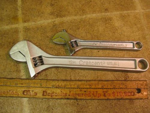 Crescent 12&#034; and 8&#034; Adjustable Wrenches
