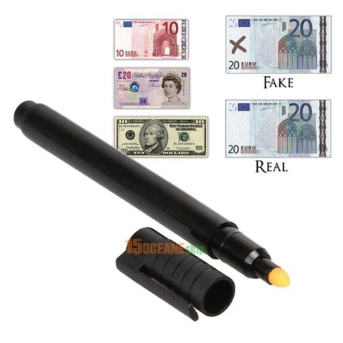 Dollar Money Checker Counterfeit Detector Marker Fake Banknotes Tester Pen Mini