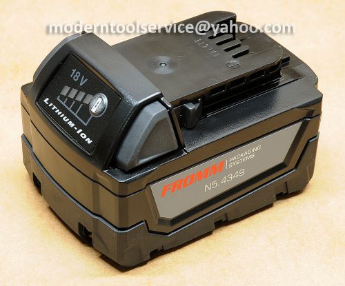 18V *NEW* OEM ORIGINAL battery for Fromm P329 N5.4349 strapping tool Signode 4.0