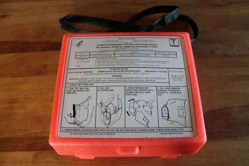 Scott aviation 15 minute emergency escape breathing device nos for sale