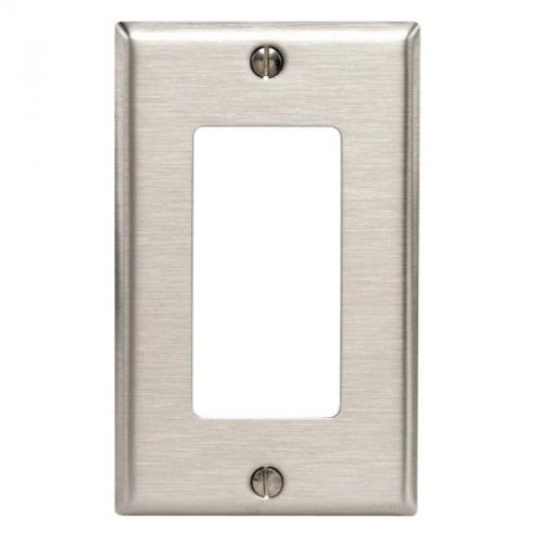 84401-40 1-Gang Decora/Gfci Device Wallplate, Device Mount, Stainless Steel