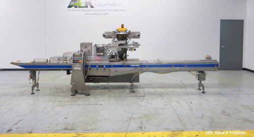 Used- bosch doboy linium 303 long dwell horizontal flow wrapper. machine is capa for sale