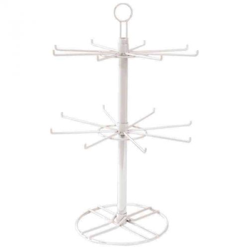 Store display rack w/ sign holder, rotating spinning countertop jewelry stand for sale