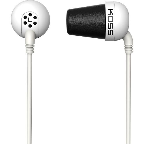 Koss Plug Colors In-Ear Headphones - White Electronic NEW