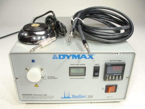 Dymax BlueWave 200 High Intensity UV Light Curing Spot Lamp / Welder System!