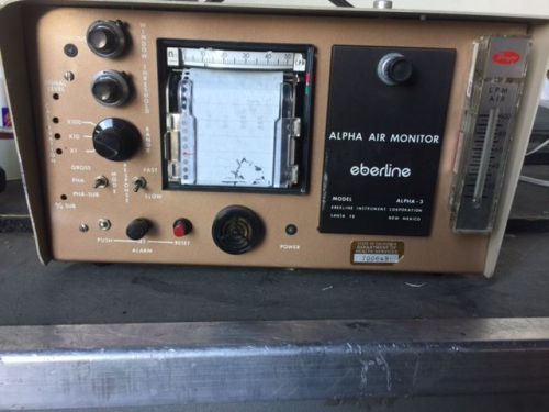 EBERLINE ALPHA AIR MONITOR MODEL ALPHA-3