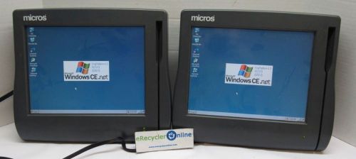LOT 2 Micros 12.1&#034; Workstation 4 System POS Touchscreen Terminal  WinCE 128MB