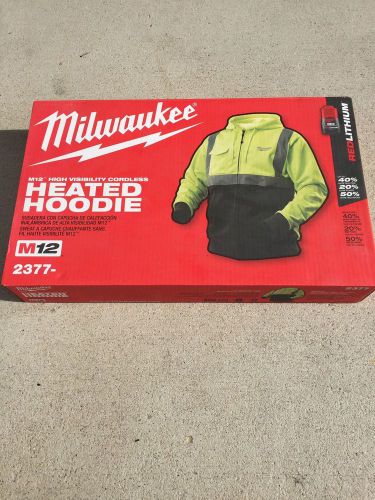 Milwaukee M12 Heated Hoodie  With Battery And Charger Size Small 2377-s